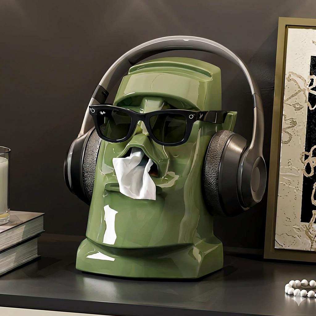Modern Desk Organizer - Storage Rack for Glasses, Paper Tissue, Kitchen Accessories