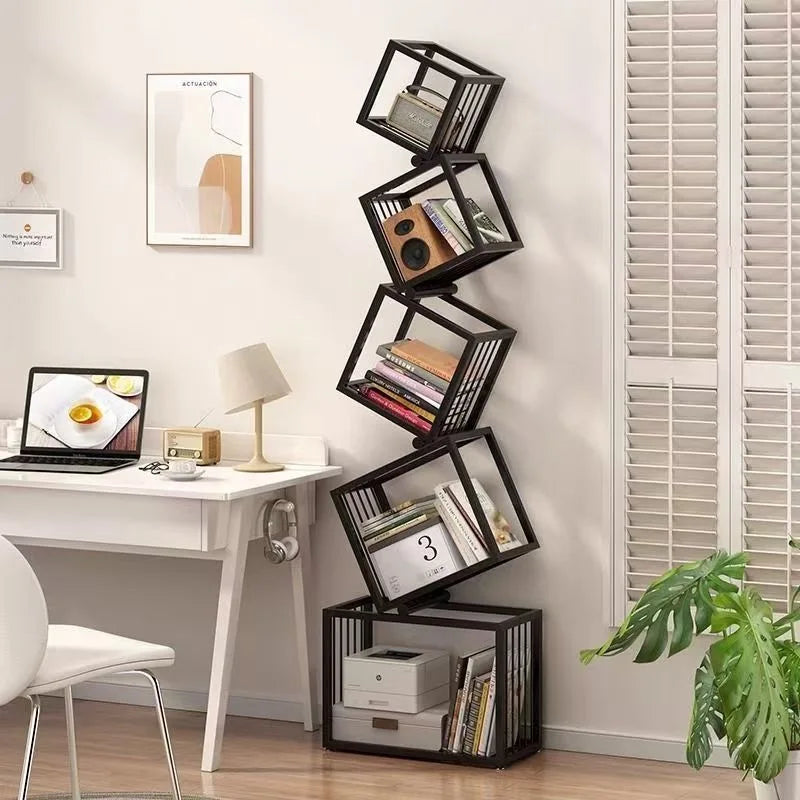 Iron Art Shelf - Office and Study Bookcase