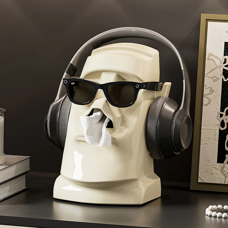 Modern Desk Organizer - Storage Rack for Glasses, Paper Tissue, Kitchen Accessories