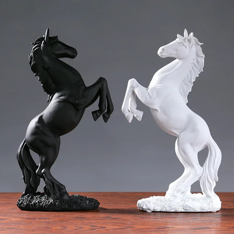 Horse Figure Nordic Abstract 