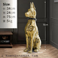 Electroplating Dog Statue