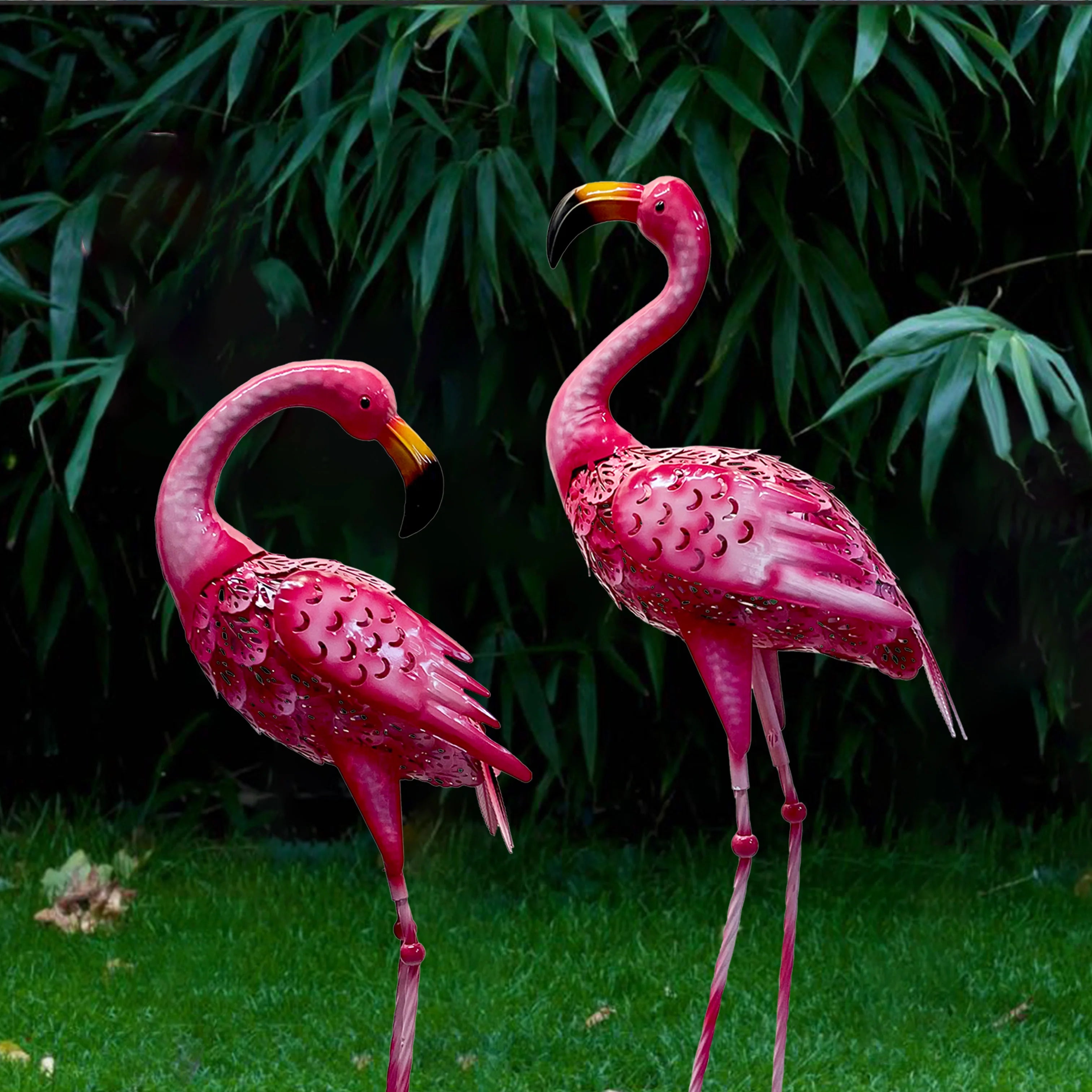 Garden Pink Flamingo Statue Outdoor