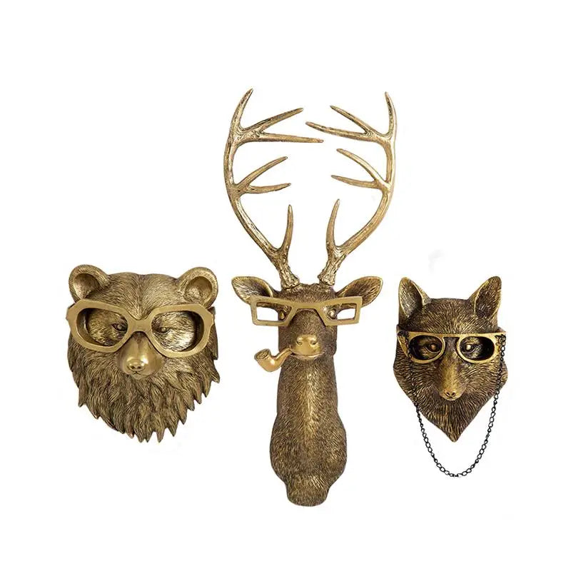Antique Bronze Resin Animal