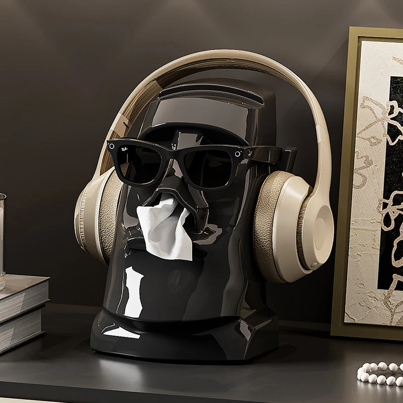 Modern Desk Organizer - Storage Rack for Glasses, Paper Tissue, Kitchen Accessories