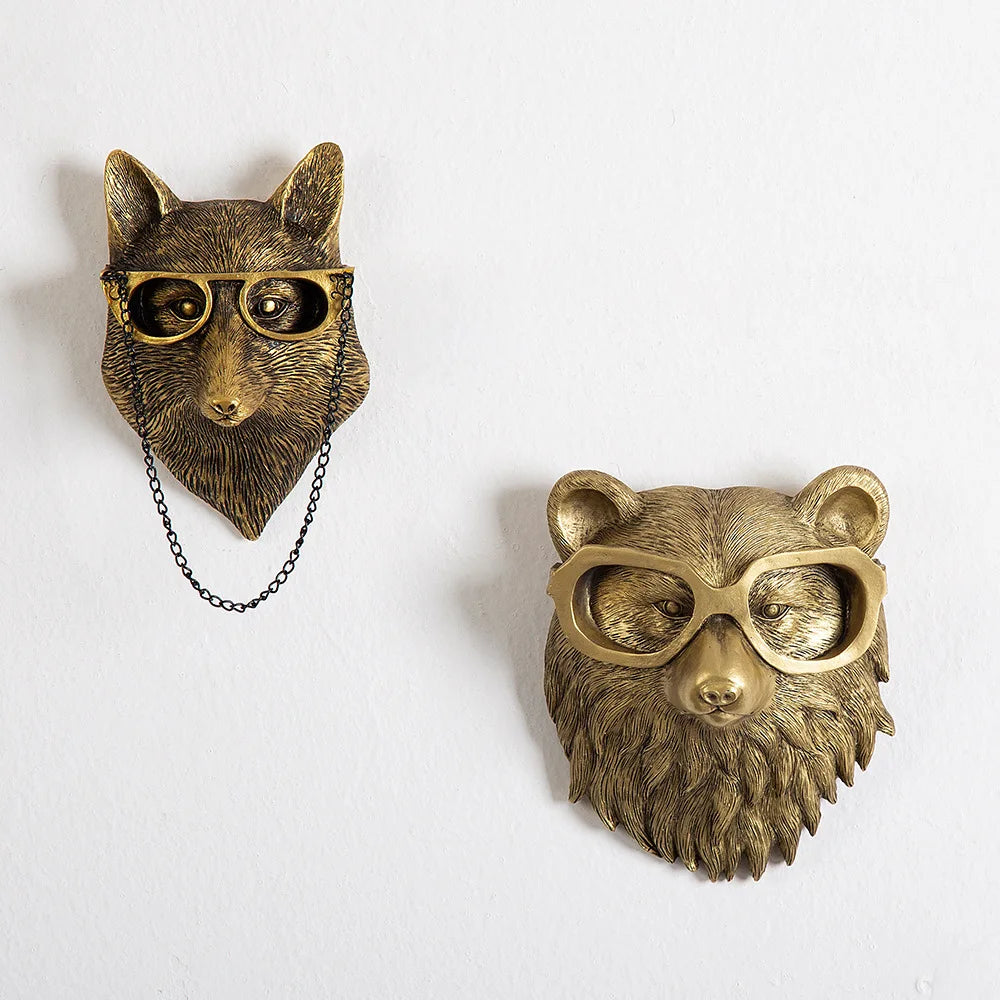Antique Bronze Resin Animal