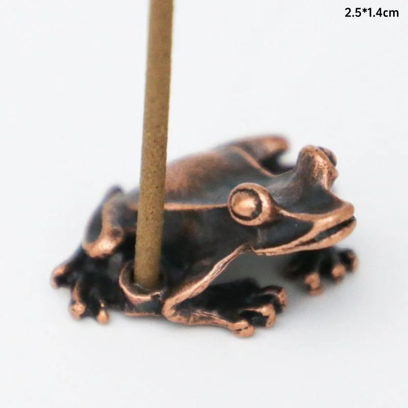 Antique Meditation Zen Frog Statue 