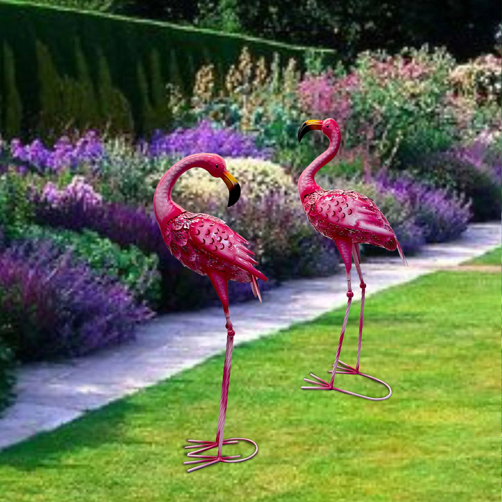 Garden Pink Flamingo Statue Outdoor
