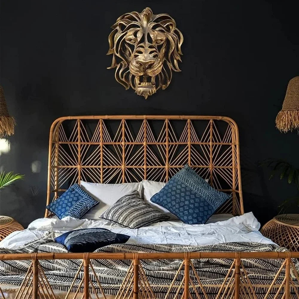Lion Head Wall Mounted Art 