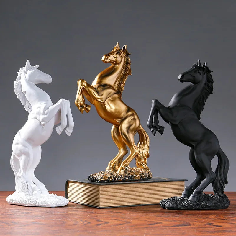 Horse Figure Nordic Abstract 